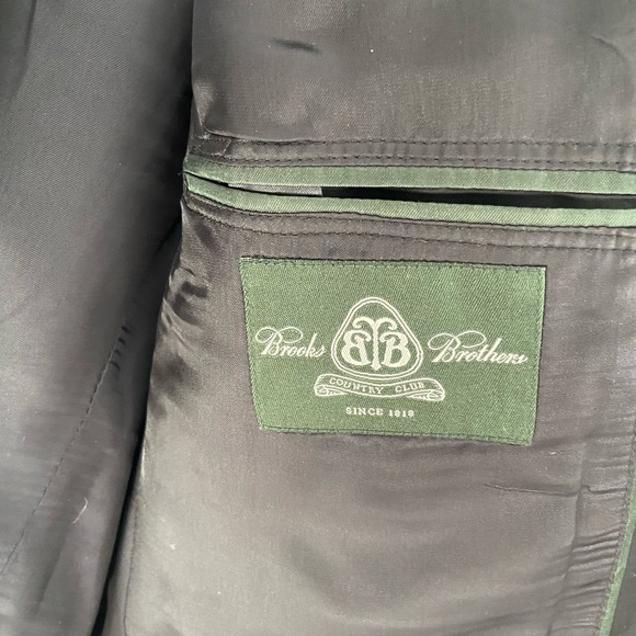 Brooks Brothers x Loro Piana Navy Blue Classic Single-Breasted Blazer - Picture 3 of 8